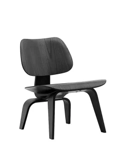 Plywood Group LCW, sortlakeret ask fra<Vitra Online