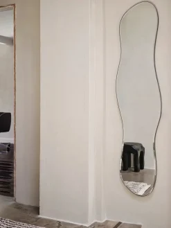 Pond Mirror Full Size, dark chrome fra<Ferm Living Clearance