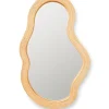 Pond Mirror Medium, rattan fra<Ferm Living Online