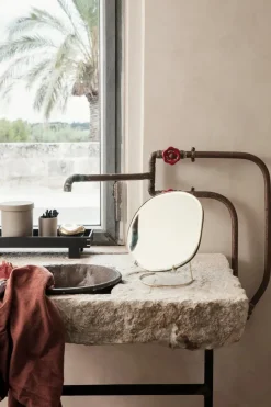 Pond Table Mirror, Brass fra<Ferm Living Sale