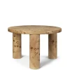 Post Coffee Table, burl veneer fra<Ferm Living New