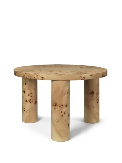 Post Coffee Table, burl veneer fra<Ferm Living New