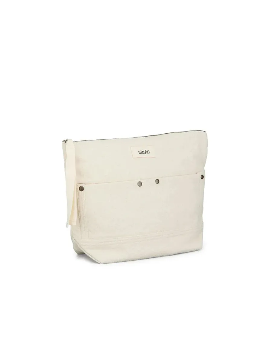 Pouch Pocket Canvas, pure ecru fra<Aiayu Hot