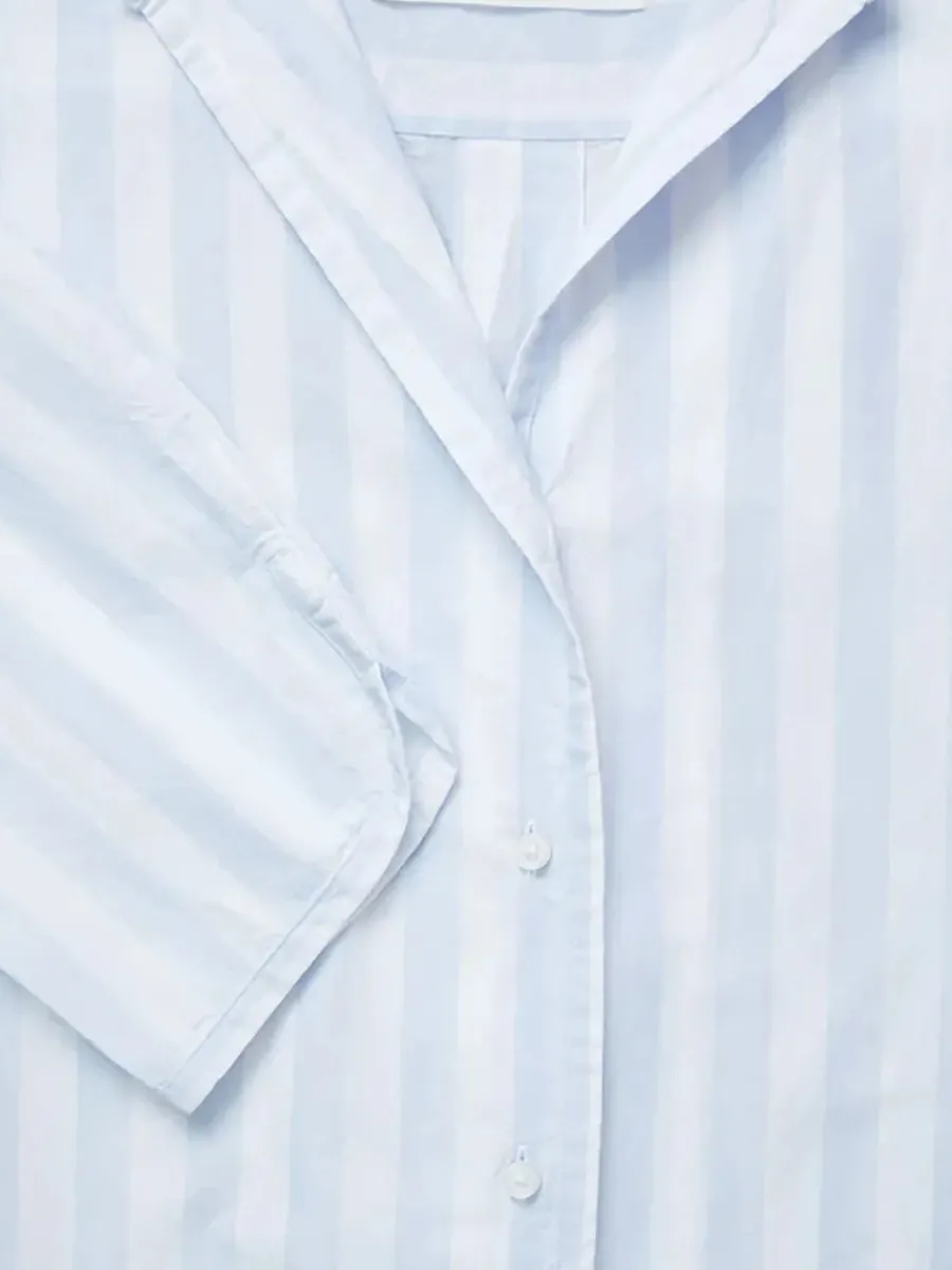 Pyjamas Poplin, pure ecru fra<Aiayu Hot