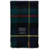 Queen blanket - Scottish green tartan fra<Magniberg Best