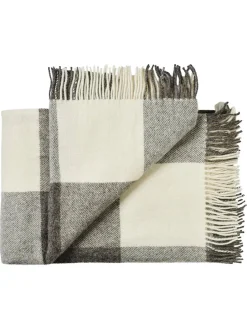 Ærø Plaid, grey white fra<Silkeborg Uldspinderi Best