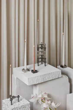 Reflect Lysestage, sort krom fra<STOFF Nagel New