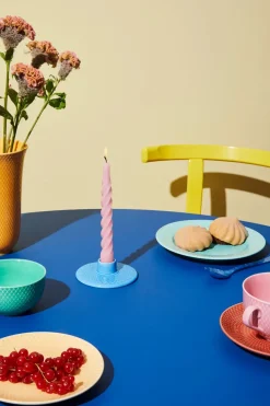 Rhombe Kronelysestage fra<Lyngby Porcelæn Discount