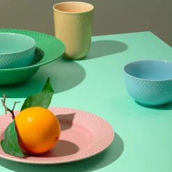 Rhombe krus, blå fra<Lyngby Porcelæn Outlet