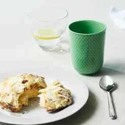 Rhombe krus, grøn fra<Lyngby Porcelæn Discount