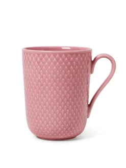 Rhombe krus m. hank, rosa fra<Lyngby Porcelæn Online