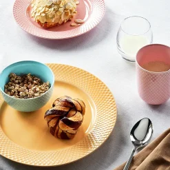 Rhombe krus, rosa fra<Lyngby Porcelæn Outlet