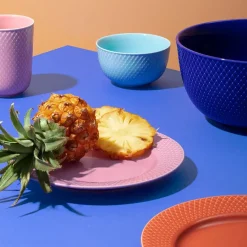 Rhombe krus, rosa fra<Lyngby Porcelæn Outlet