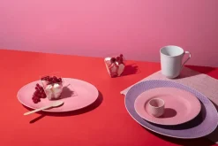 Rhombe oval fad, rosa fra<Lyngby Porcelæn Discount