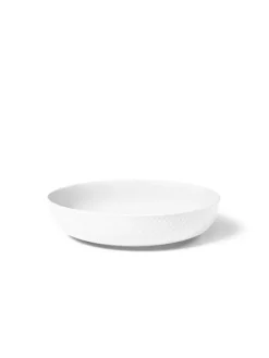 Rhombe serveringsskål, hvid fra<Lyngby Porcelæn