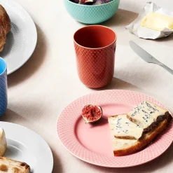 Rhombe skål, mørk blå Ø22 cm fra<Lyngby Porcelæn Sale