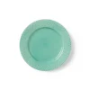 Rhombe tallerken, aqua Ø21 cm fra<Lyngby Porcelæn Outlet