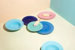 Rhombe tallerken, blå Ø27 cm fra<Lyngby Porcelæn Sale