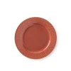 Rhombe tallerken, terracotta Ø23 cm fra<Lyngby Porcelæn Discount