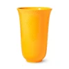 Rhombe vase, gul fra<Lyngby Porcelæn Hot