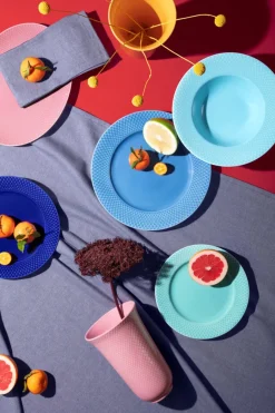 Rhombe vase, gul fra<Lyngby Porcelæn Hot