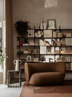 Rico Sofa 2-seater Cilla Taupe fra<Ferm Living Clearance