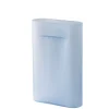 Ridge Vase, light blue frosted glass fra<Muuto Best