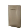 Ridge Vase, taupe frosted glass fra<Muuto Outlet