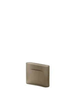 Ridge Vase, taupe frosted glass fra<Muuto Outlet