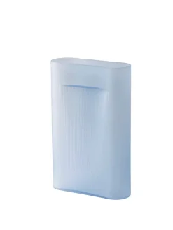 Ridge Vase, white frosted glass fra<Muuto Best