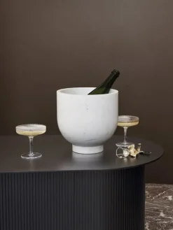 Ripple Champagne Saucers Frosted, sæt á 2 fra<Ferm Living Best