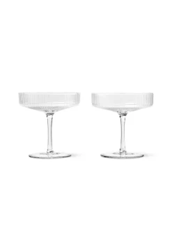 Ripple champagneglas fra<Ferm Living Discount