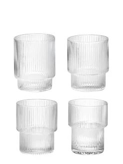 Ripple glas (sæt med 4 stk) fra<Ferm Living Online
