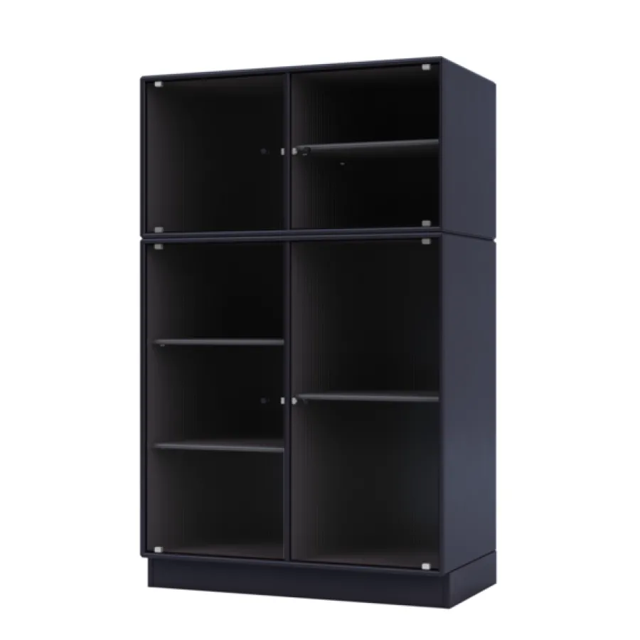 Ripple III Vitrineskab, inkl. sokkel fra<Montana Outlet