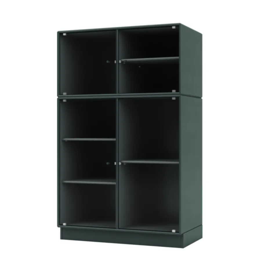 Ripple III Vitrineskab, inkl. sokkel fra<Montana Outlet