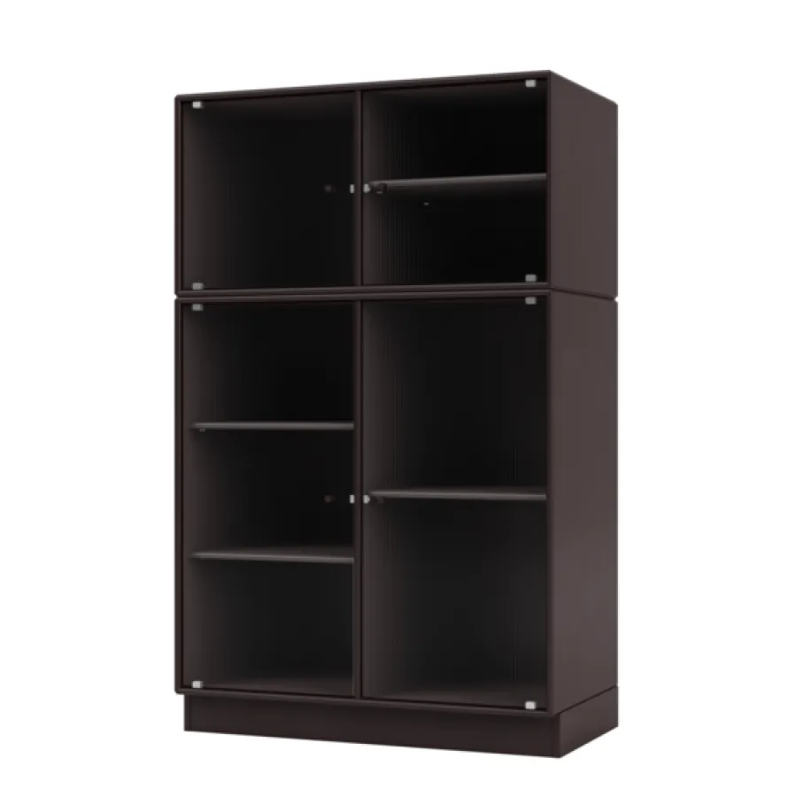 Ripple III Vitrineskab, inkl. sokkel fra<Montana Outlet