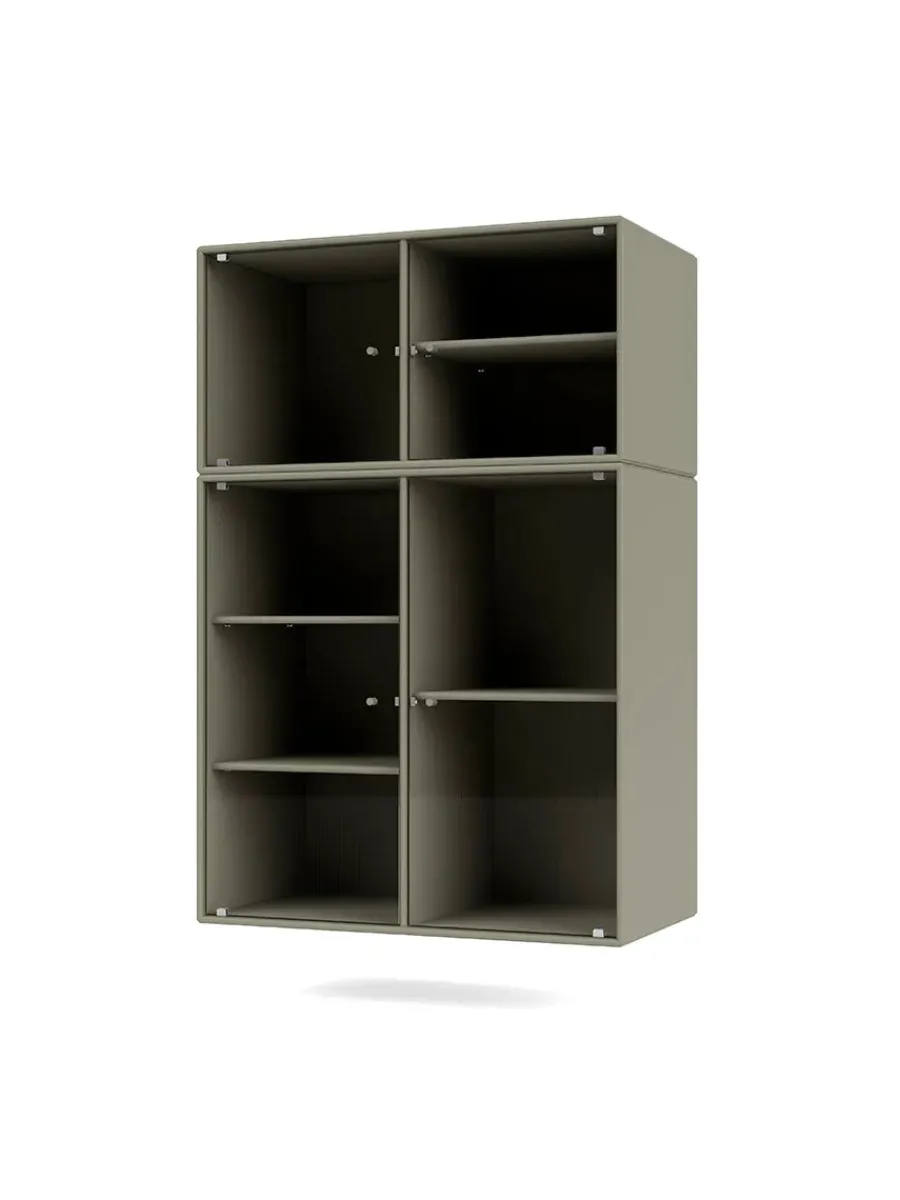 Ripple III Vitrineskab, inkl. sokkel fra<Montana Outlet