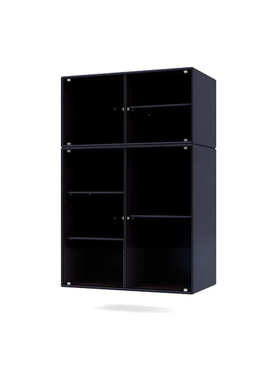 Ripple III Vitrineskab, inkl. sokkel fra<Montana Outlet