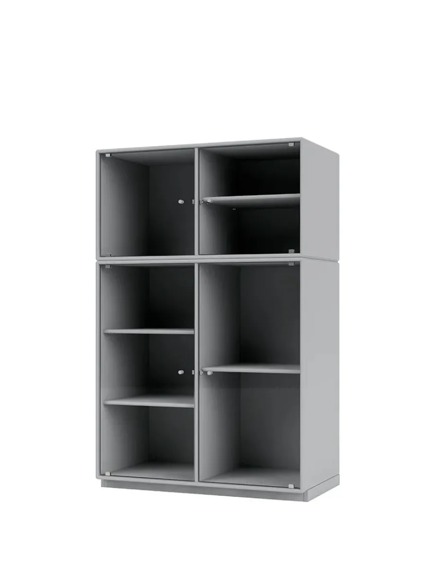 Ripple III Vitrineskab, inkl. sokkel fra<Montana Outlet