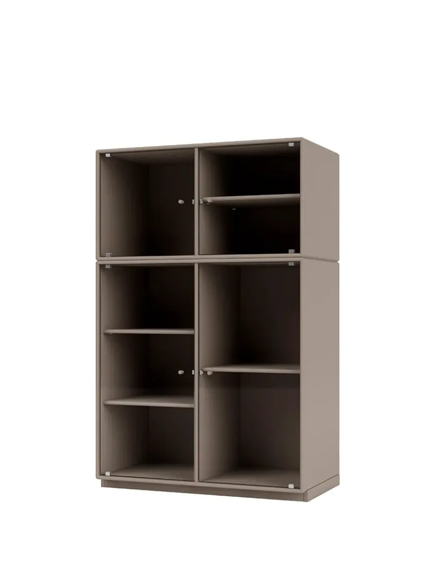 Ripple III Vitrineskab, inkl. sokkel fra<Montana Outlet