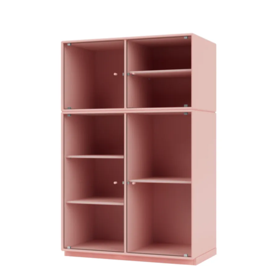 Ripple III Vitrineskab, inkl. sokkel fra<Montana Outlet