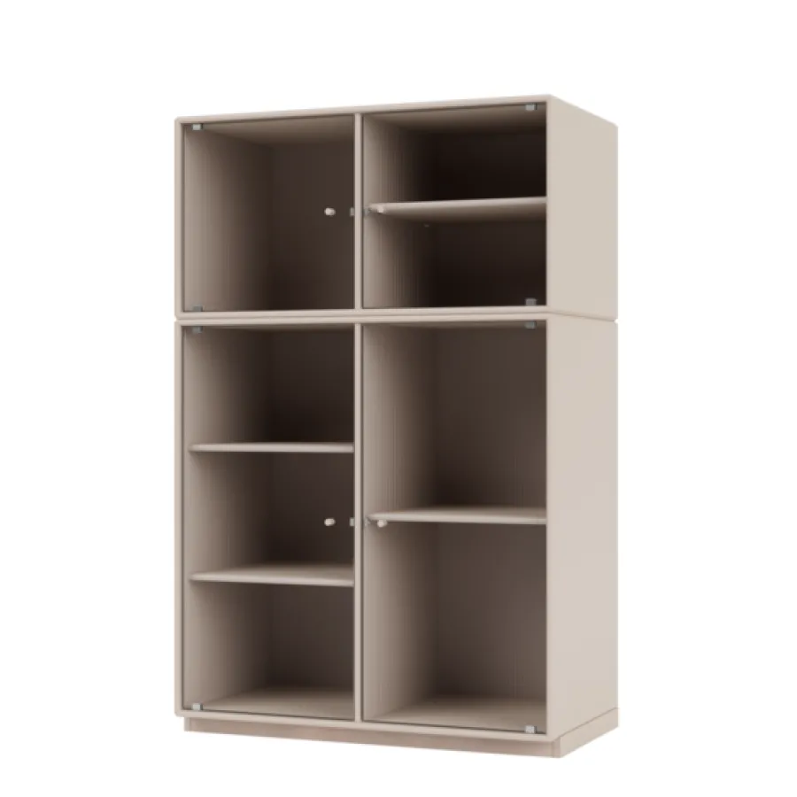 Ripple III Vitrineskab, inkl. sokkel fra<Montana Outlet