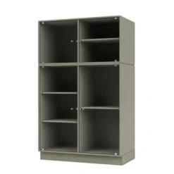 Ripple III Vitrineskab, inkl. sokkel fra<Montana Outlet