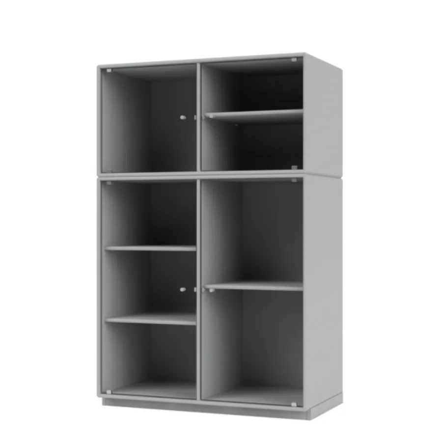 Ripple III Vitrineskab, inkl. sokkel fra<Montana Outlet