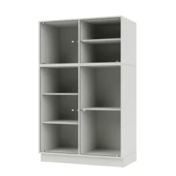 Ripple III Vitrineskab, inkl. sokkel fra<Montana Outlet