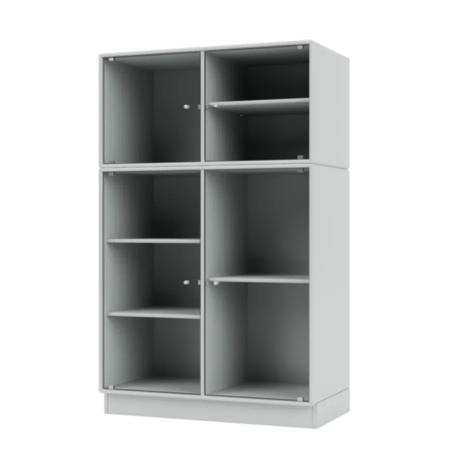 Ripple III Vitrineskab, inkl. sokkel fra<Montana Outlet