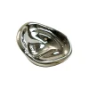 Ripple Knob Small, silver fra<Hein Studio New