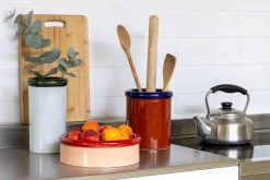 ROD krukke, terracotta/light blue fra<Nine Clearance