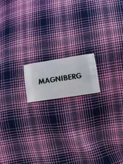 Rodeo Duvet Cover, neon pink check fra<Magniberg Clearance