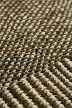 Rombo Rug, moss green fra<Woud Outlet